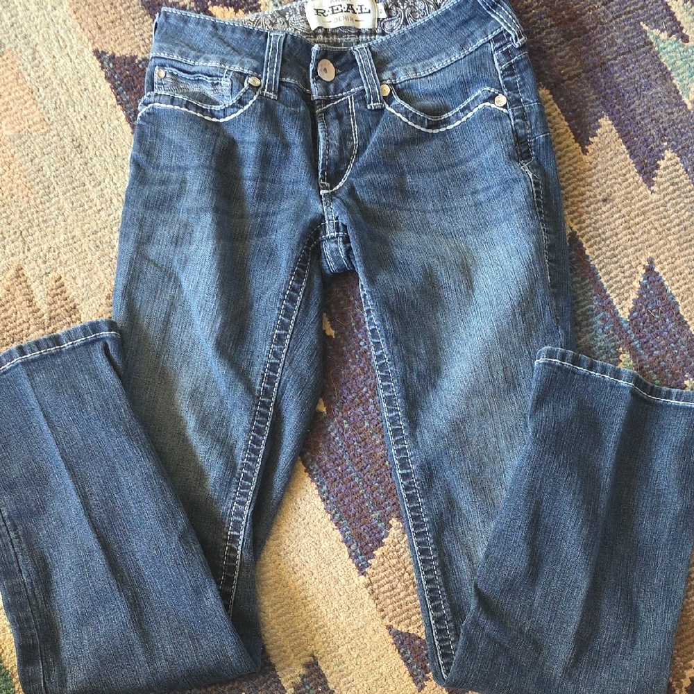 Ariat Women's Dark Blue Boot Cut Jeans